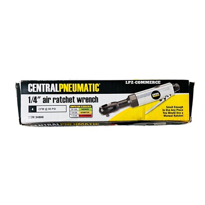 CENTRAL PNEUMATIC 1/4'' AIR RATCHET WRENCH.. MODEL 34900 *NEW
