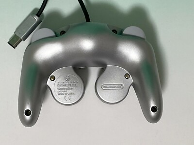 Nintendo GameCube Controller Silver Excellent Game Cube GC