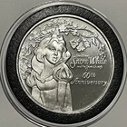 Disney Snow White 60th Anniversary Coin 1 Troy Oz .999 Fine Silver Round