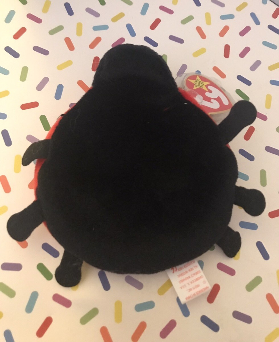 1993 TY Beanie Baby Babies Lucky Beanbag Toy May 1 Birthday 1995