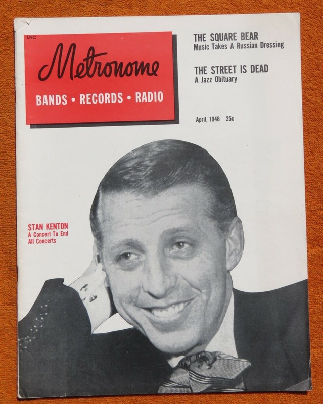 April 1948 METRONOME Magazine with Stan Kenton Cover *VG* 