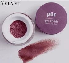 Pur Minerals Eye Polish Velvet - Eye Base + Top Coat Silicone Application Tool
