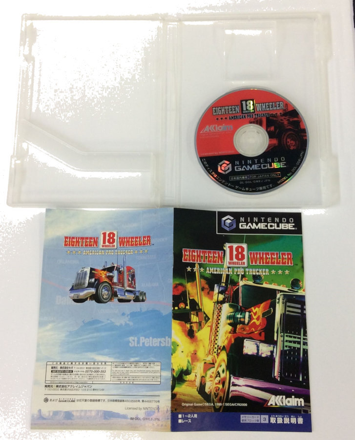 Nintendo Game Cube 18 Wheeler American Pro Trucker Japan w/ Box