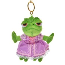 Disney Store WISHING YOU A LOVELY DAY Pascal Plush Keychain Rapunzel dress