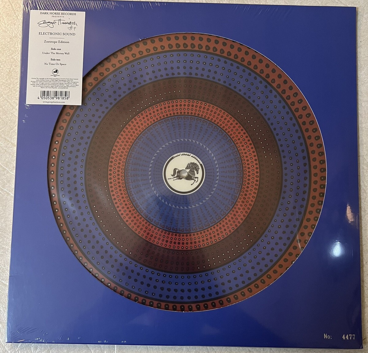 GEORGE HARRISON ELECTRONIC SOUND LP PICTURE DISC RSD 2024