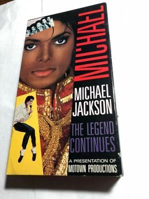 Michael Jackson - The Legend Continues (VHS, 1989) for sale online