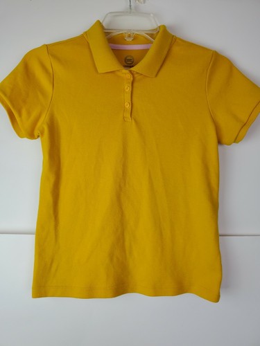 Wonder Nation Girls Short Sleeve Polo 