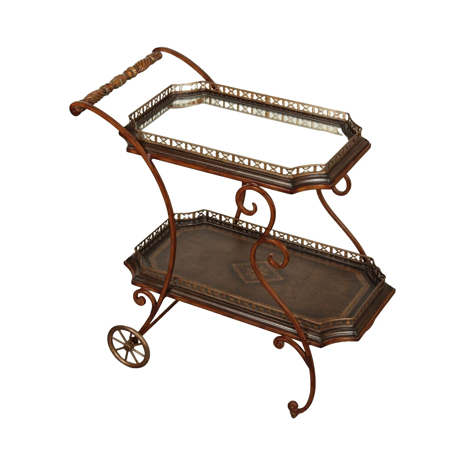Mirror Traditional Bar Carts & Serving Carts