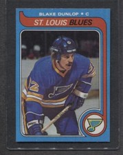 1979 (1979/80) Topps #174 Blake Dunlop (Blues)  Nm/Mt  (Flat Rate Ship)