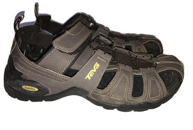Teva Mens Size 11 Brown Forebay Fisherman Sandals Sport Hiking ShocPad S8 for sale online | eBay