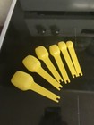6 Spoons 1/4 tsp - 1 Tbsp VINTAGE Yellow TUPPERWARE Measuring No Ring — photo 4