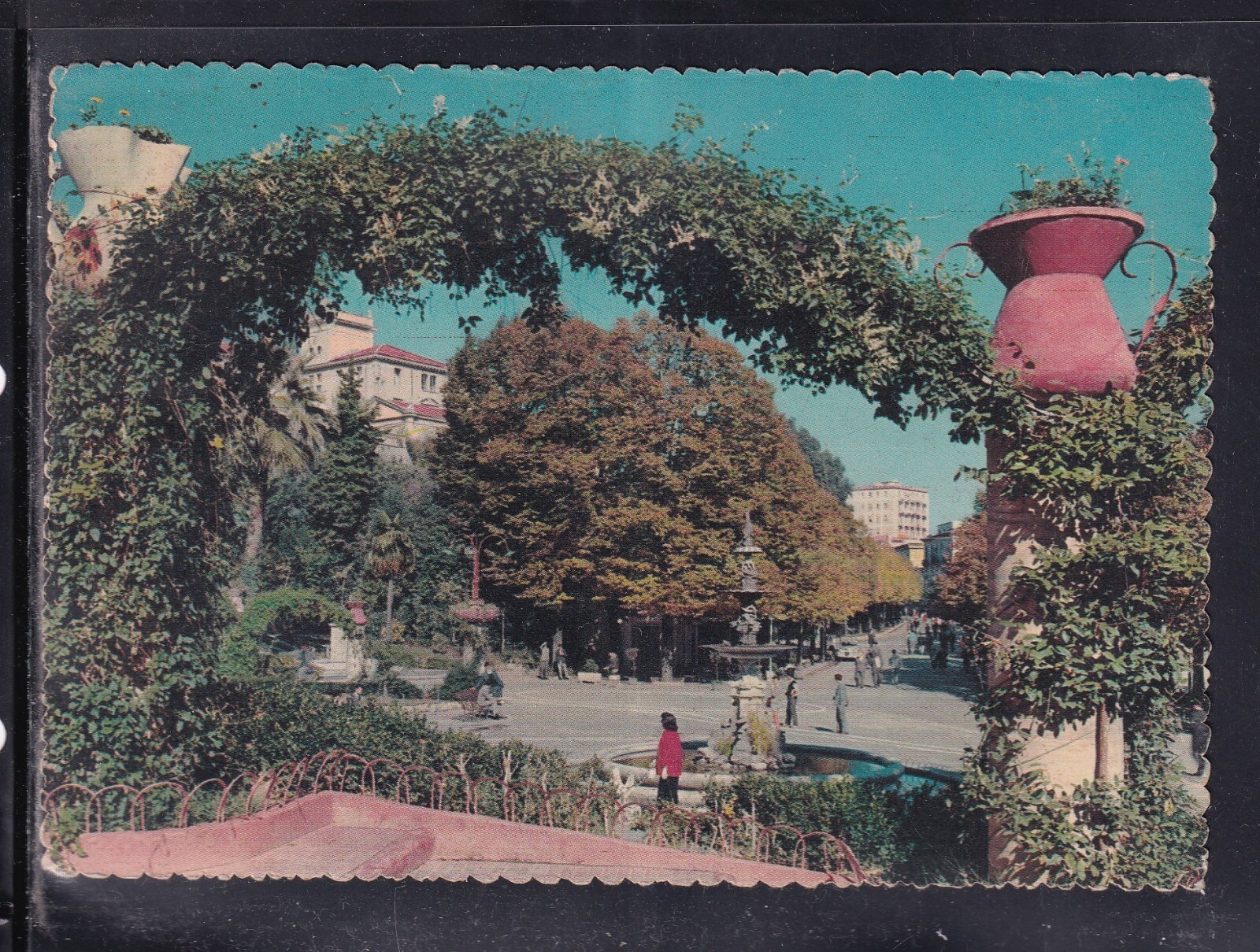 Cartolina Chieti Villa Comunale OC163 #