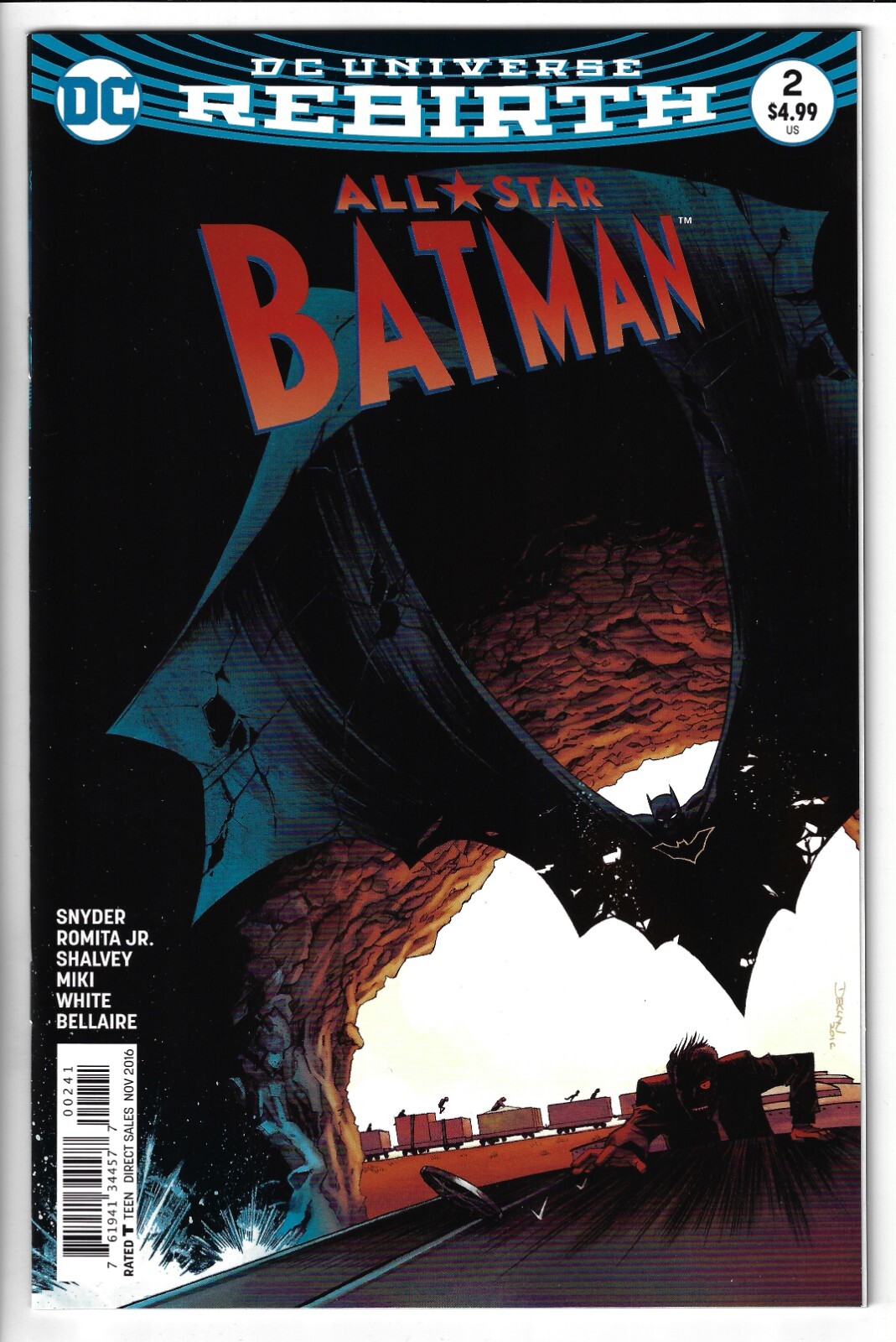 Decland Dc All-Star Batman #2 (2016) Declan Shalvey Variant Cover DC Rebirth | eBay