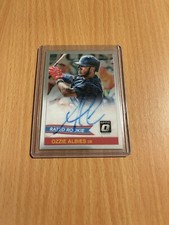 2018 Donruss Optic Atlanta Braves Ozzie Albies Rated Rookie AUTOGRAPH HOT!!!