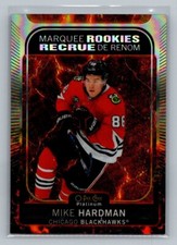 2021 O-Pee-Chee Platinum Marquee Rookies Hot Magma /499 Mike Hardman Rookie RC