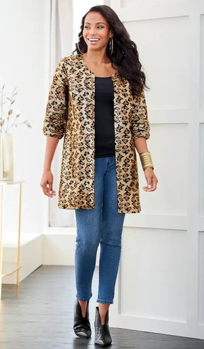 2X PLUS Ashro Gold Black Bling Formal Dinner Party 3pc Animal Sequin Pant  Suit | eBay