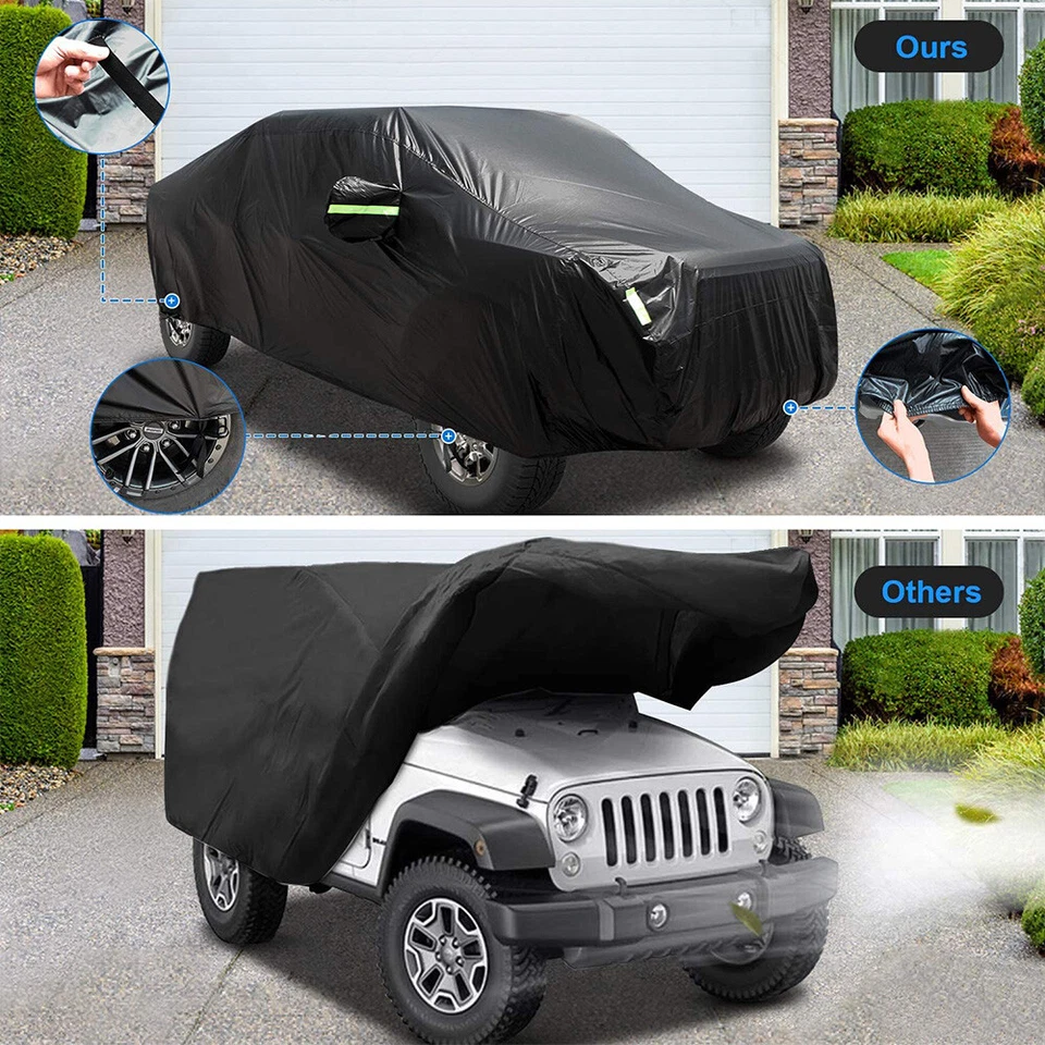 For Chevy C/K 1500 2500 3500 Truck Car Cover Sun Protection Dustproof Waterproof - Image 2 of 4