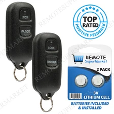 Replacement for Toyota 1995-2004 Tacoma 2003-2006 Tundra Remote Car Key Fob Pair