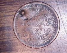 1837 Hard Times Token HT-335 . Only 3 Known . Extremely Rare . Merchants Token