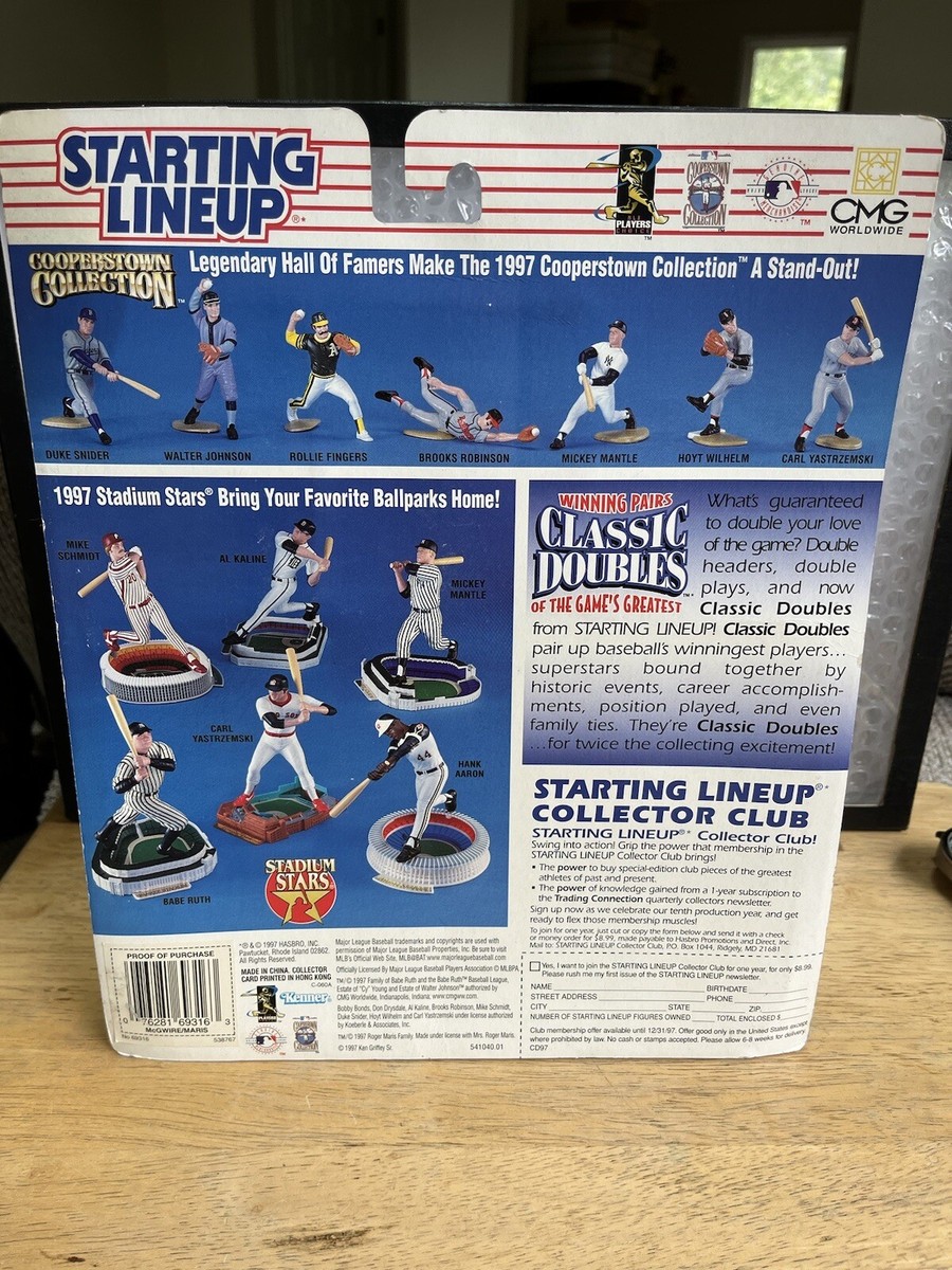 ケナー【MLB】Roger Maris & Mark McGwire STARTING LINEUP MLB Classic Doubles ROGER MARIS & MARK MCGWIRE