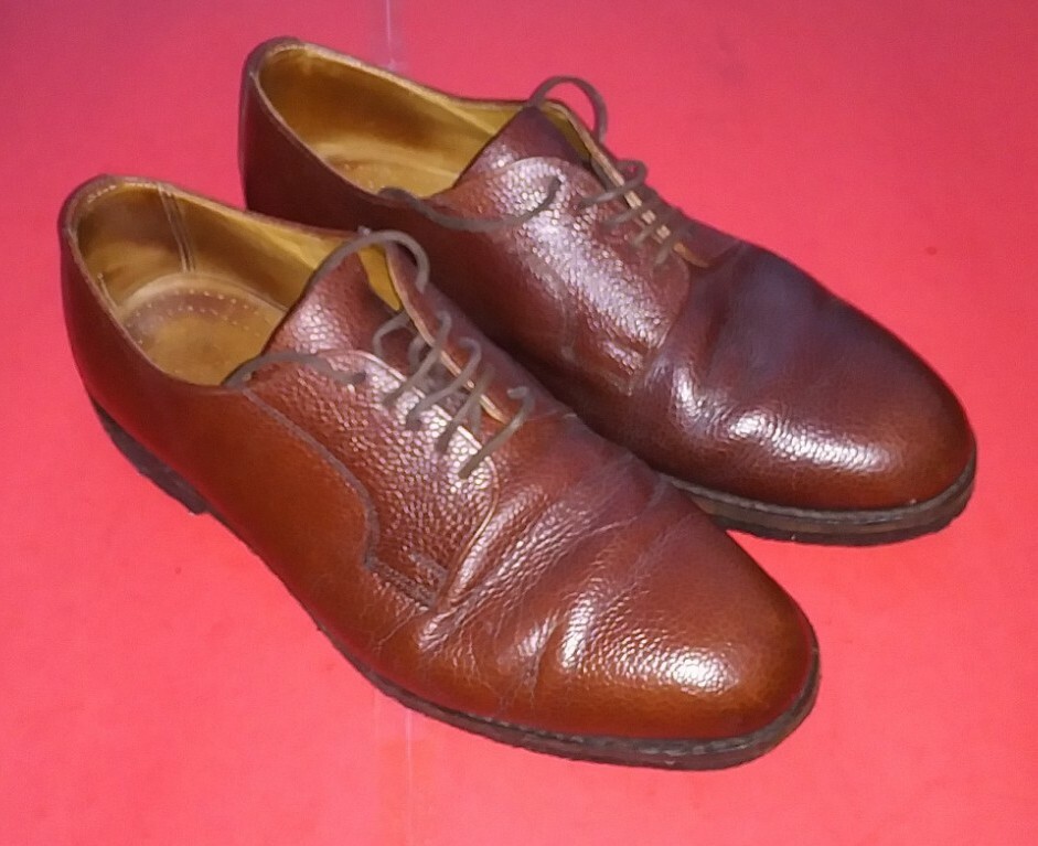 SAOLA Suola in crepe Cole Haan Pebble Grain Oxford taglia 10 bella made in England