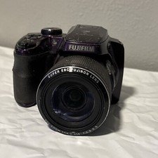 Fujifilm FinePix S9950W 50x 16MP Digital Camera Purple TESTED