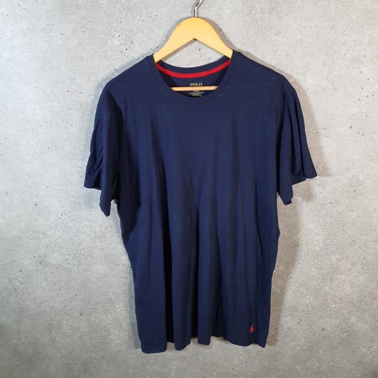 Polo Ralph Lauren vintage uomo grande blu ricamata pony vestibilità classica