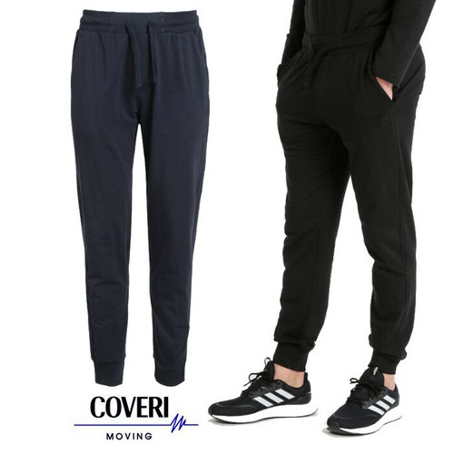 Pantaloni della Tuta Uomo con Polsini Cotone Garzato Blu Nero M L XL XXL  XXXL | eBay