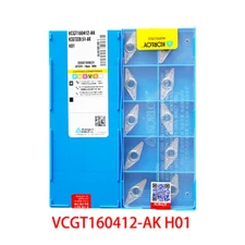 KORLOY VCGT160412-AK H01 Carbide Inserts CNC TOOL✦Kd