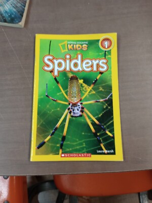 National Geographic Kids - Spiders Paperback Book - Level 1
