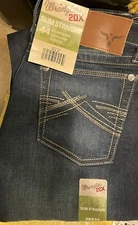 28x34 Wrangler 20X Slim Straight Men’s