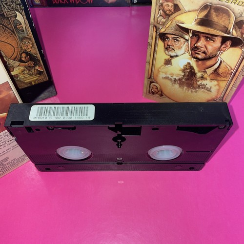 Indiana Jones VHS Movie Lot Raiders of the Lost Ark Temple of Doom Last Crusade - Picture 8 of 16
