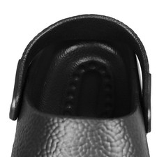 Chef Shoes Men's Black Kitchen Work Shoes Non-slip Without Heel 38 HEN