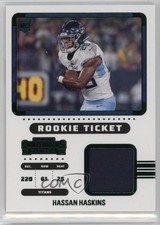 2022 Panini Contenders Rookie Ticket Swatches Hassan Haskins #RTS-HHA 2k3