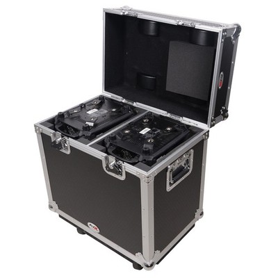 Pro X Road Case fits 2x Intimidator Spot 260 Style Moving Heads w Casters