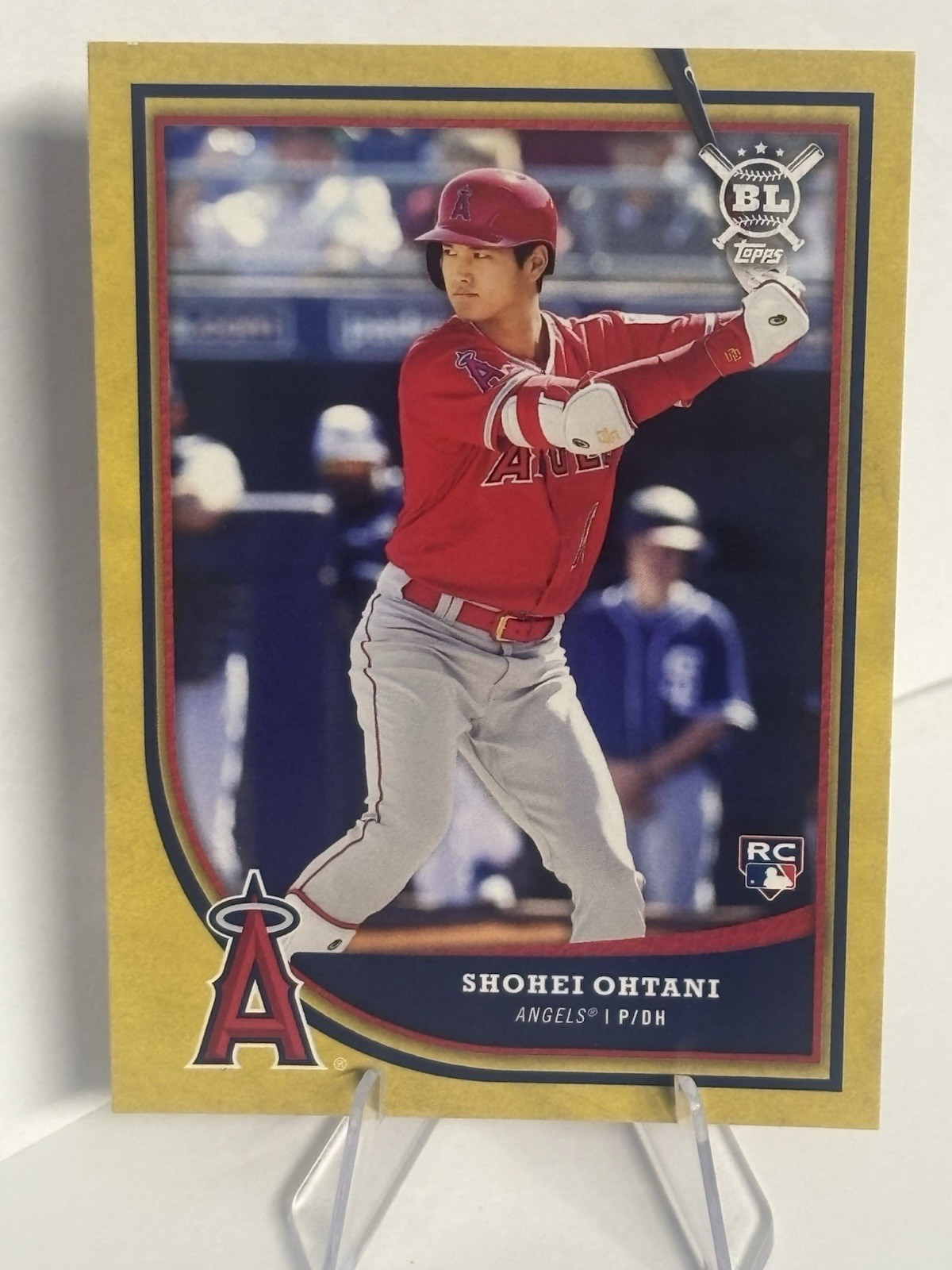 2018 Topps Big League - Shohei Ohtani #141 Gold Rookie Card RC