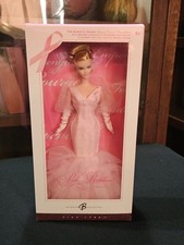 MIB Barbie Pink Ribbon Collector Doll Mattel J0932 Breast Cancer Awareness