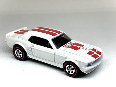 Custom Made Redline  Hot Wheels  67 FORD Mustang GT  Diecast Car 1:64