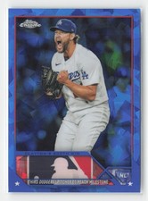 Clayton's 200th Win 2023 Topps Chrome Update Sapphire Edition #USCS202