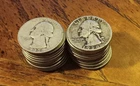 Washington Quarters Lot Of 20 90% Silver Pre-1964 Lot $5.00 Face Value