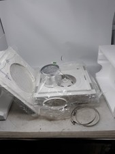 Square Ventilation Fan w/ Ducting  Clamps - Exhaust Vent System
