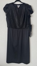 Vintage Jenny Black Custom Dress Fancy-likely Medium- Preowned