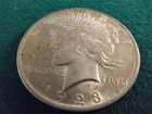 1923 Silver Peace Dollar $1 In Uncirculated Condition Nice Eye Appeal See Pics