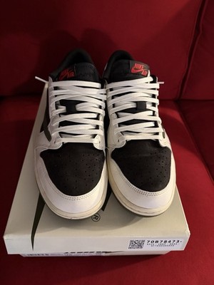 Jordan 1 Low Travis Scott Olive Men s Size 11.5 / Women s Size 13