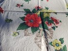 Lot Of 5 Beautiful Vintage Fabric Samples  Silver Quill Minuet Floral 24x27 Inch — photo 8