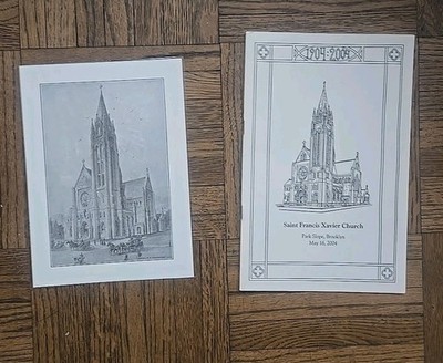 Vtg 2004 St. Francis Xavier Park Slope Brooklyn Centennial Program 1904-2004 & 