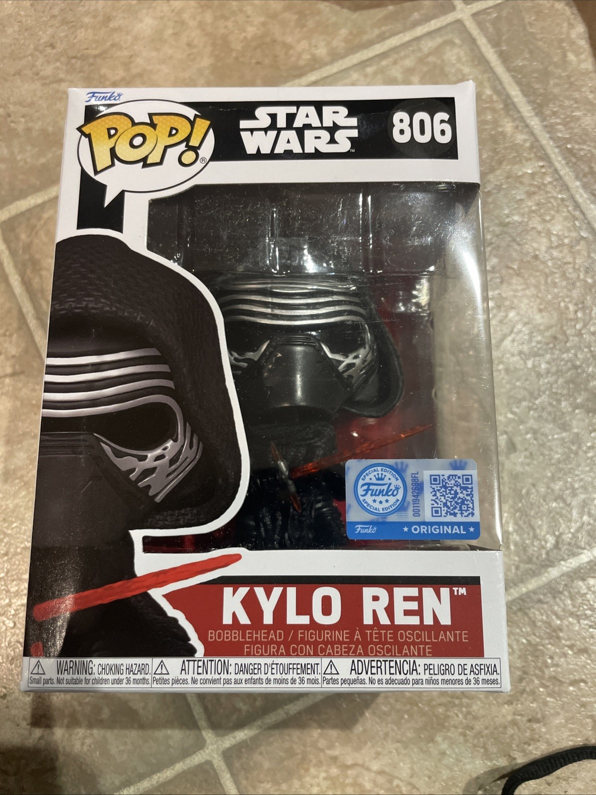 Funko Pop! Figura Vinilo Star Wars: Kylo Ren #806 - EN MANO - SE ENVÍA EL MISMO DÍA