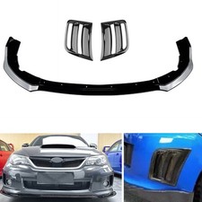 Front Spoiler Lip Side Air Vent Trim For Subaru Impreza Wrx Sti 11-14 Black Front Spoiler Lip Side Air Vent Trim For Subaru Impreza Wrx Sti 11-14 Black