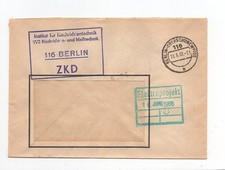 DDR Dienst ZKD Brief Berlin Obersch&ouml;neweide 18.6.68 Institut Nachrichtentechnik