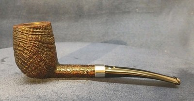 Savinelli Giubileo D'oro 4020  Straight Grain Fiammata Tobacco Pipe Pre 70s 